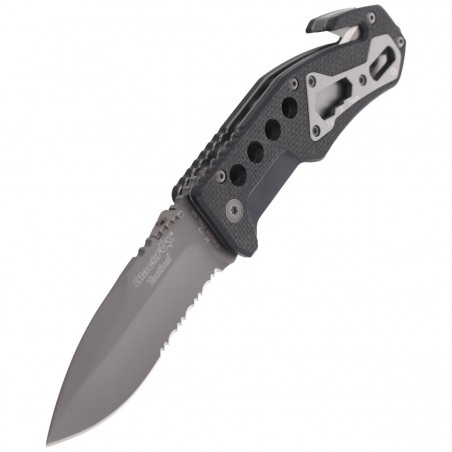 Nóż ratowniczy BlackFox G10 Black Rescue Folder (BF-115)