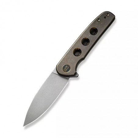 Nóż WE Knife Shakan LE No 172/210 Bronze Titanium, Gray Stonewashed CPM 20CV (WE20052B-2)