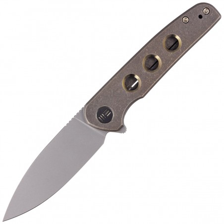 Nóż WE Knife Shakan LE No 172/210 Bronze Titanium, Gray Stonewashed CPM 20CV (WE20052B-2)