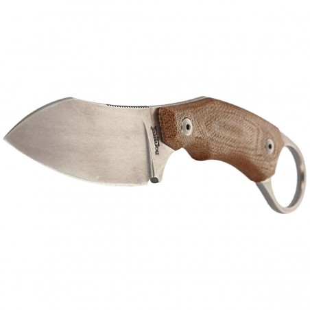 Nóż LionSteel H1 Karambit Canvas Natural, Stone Washed Blade (H1 CVN)