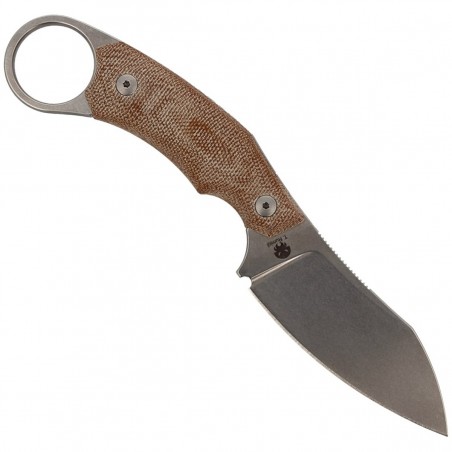 Nóż LionSteel H1 Karambit Canvas Natural, Stone Washed Blade (H1 CVN)