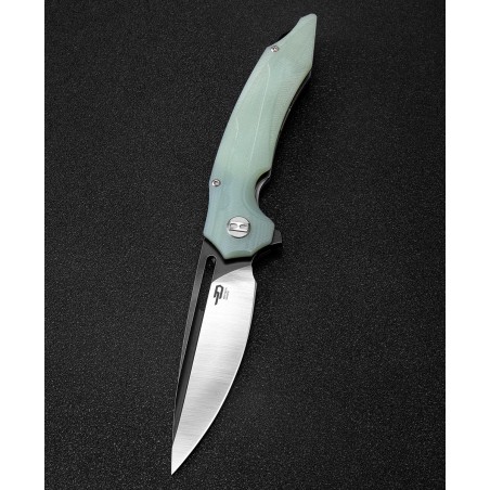 Nóż Bestech Ornetta Jade G10, Black Finish / Satin D2 by Kombou (BG50D)