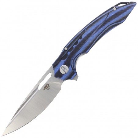 Nóż Bestech Ornetta Carbon Fiber / Blue G10, Stonewash / Satin N690 by Kombou (BL02A)