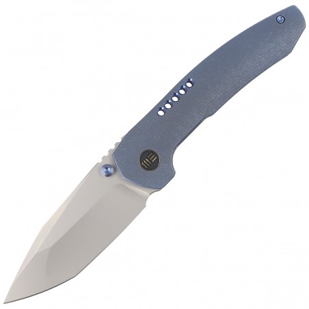 Nóż WE Knife Trogon Blue Titanium, Silver Bead Blasted CPM 20CV by Brian Brown (WE22002B-1)