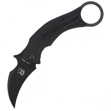 Nóż FOX Karambit Black Bird by Bastinelli G10 Black, Black Idroglider (FX-591)