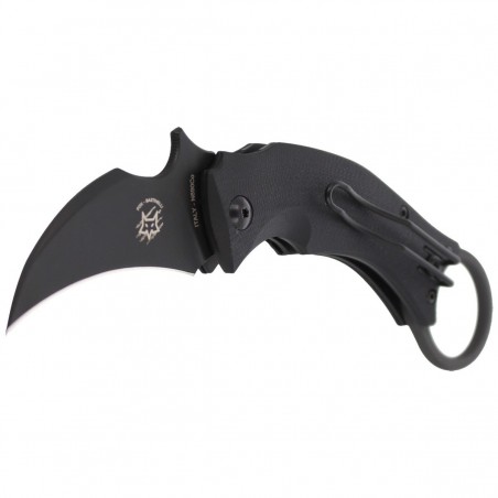 Nóż FOX Karambit Black Bird by Bastinelli G10 Black, Black Idroglider (FX-591)