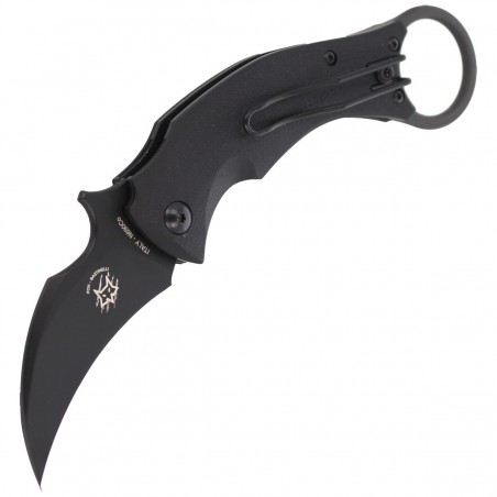 Nóż FOX Karambit Black Bird by Bastinelli G10 Black, Black Idroglider (FX-591)