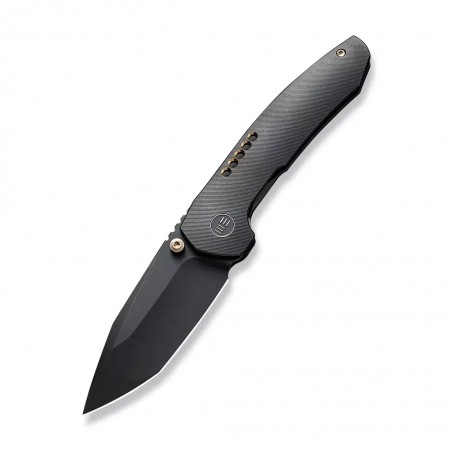 Nóż WE Knife Trogon Black Titanium, Black Stonewashed CPM 20CV by Brian Brown (WE22002B-2)