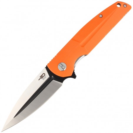 Nóż Bestech Fin Orange G10, Satin / Black 14C28N (BG34B-2)