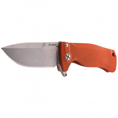 Nóż LionSteel SR22A Orange Aluminum, Satin Sleipner by Molletta (SR22A OS)