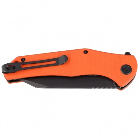 Nóż Kubey Flash Orange G10, Blackwash AUS-10 (KU158G)