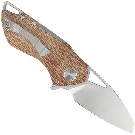 Nóż Bestech Riverstone Natural Canvas Micarta, Satin 154CM by Frank Grissom (BL03E)