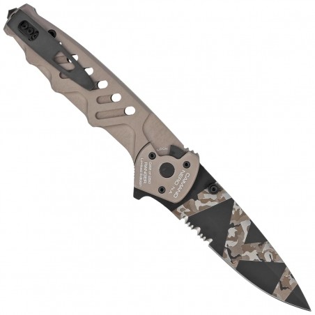 Nóż składany Extrema Ratio Caimano Nero N.A. Ranger LE No 073/250 Tactical Mud Aluminium, Geotech Camo N690 (04.1000.0166/BW/TM)