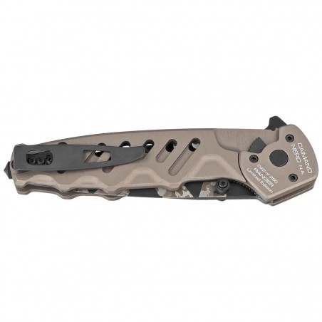 Nóż składany Extrema Ratio Caimano Nero N.A. Ranger LE No 073/250 Tactical Mud Aluminium, Geotech Camo N690 (04.1000.0166/BW/TM)