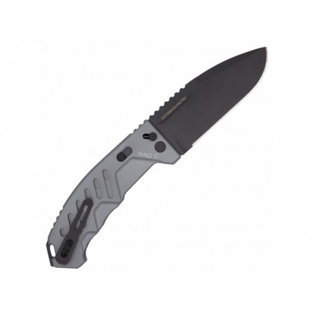 Nóż składany Extrema Ratio RAO C Tactical Grey Aluminium, Black N690 (04.1000.0176/BLK/GRY)