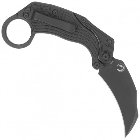 Nóż składany Reate EXO-K Gravity Karambit Black Aluminium, Black PVD N690