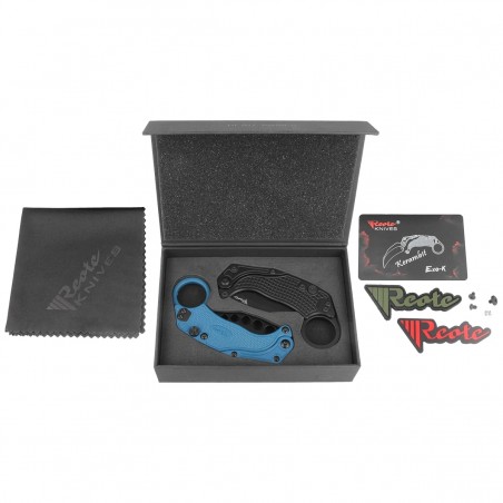 Nóż składany Reate EXO-K Gravity Karambit Black Aluminium, Black PVD N690