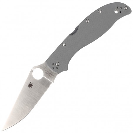 Nóż składany Spyderco Stretch 2 XL Gray G-10, CPM Cru-Wear Plain (C258GPGYCW)