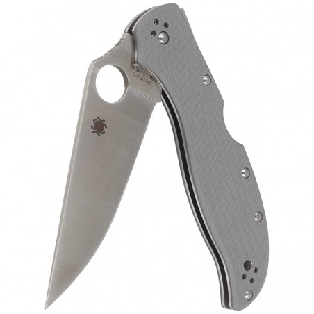 Nóż składany Spyderco Stretch 2 XL Gray G-10, CPM Cru-Wear Plain (C258GPGYCW)