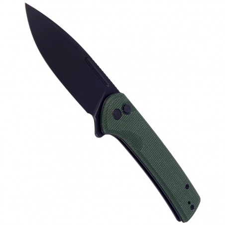 Nóż składany Civivi Conspirator Green Micarta, Black Stonewashed (C21006-2)