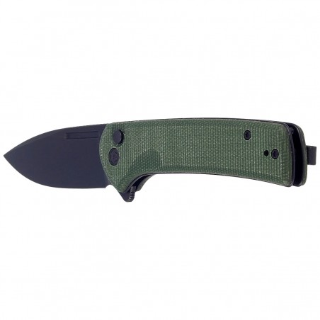 Nóż składany Civivi Conspirator Green Micarta, Black Stonewashed (C21006-2)