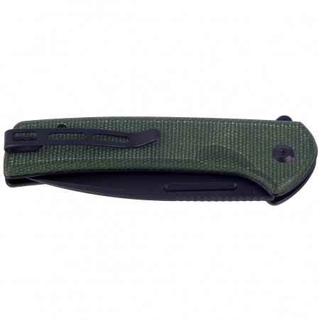 Nóż składany Civivi Conspirator Green Micarta, Black Stonewashed (C21006-2)