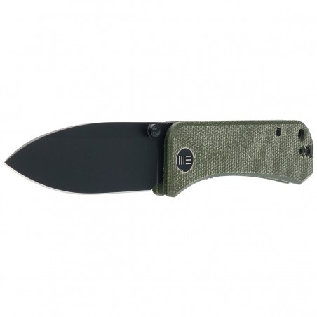 Nóż składany WE Knife Banter Green Micarta, Black Stonewashed CPM S35VN by Ben Petersen (2004J)