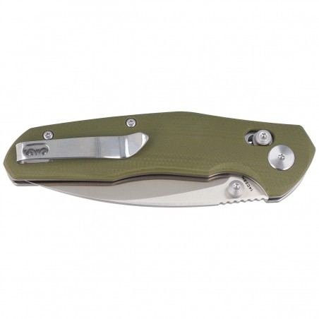 Nóż składany Bestechman Ronan OD Green G10, Satin 14C28N (BMK02B)