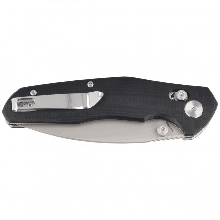 Nóż składany Bestechman Ronan Black G10, Stonewash 14C28N (BMK02D)