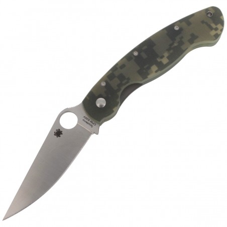 Nóż składany Spyderco Military G-10 Camo Plain (C36GPCMO)