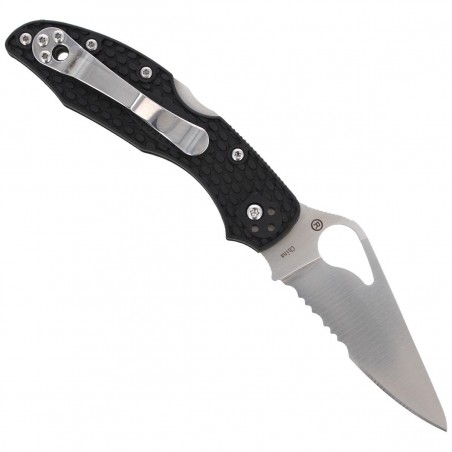 Nóz Spyderco Byrd Meadowlark 2 FRN Black, Combination (BY04PSBK2)