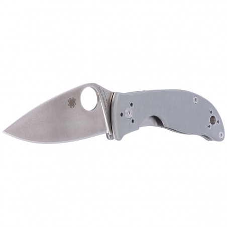 Nóż składany Spyderco Alcyone G-10 Grey, CTS BD1N Plain (C222GPGY)