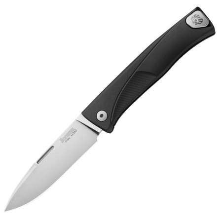 Nóż składany LionSteel Thrill Black Aluminium, Satin M390 by Molletta (TL A BS)