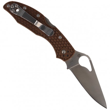 Nóż składany Spyderco Byrd Meadowlark 2 FRN Brown, Plain (BY04PBN2)