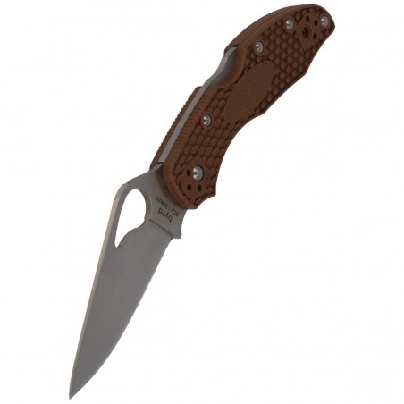 Nóż składany Spyderco Byrd Meadowlark 2 FRN Brown, Plain (BY04PBN2)