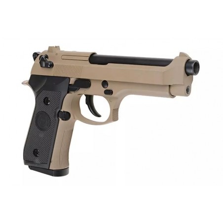 Replika pistoletu M92 (CO2) - tan