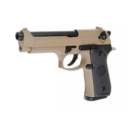 Replika pistoletu M92 (CO2) - tan