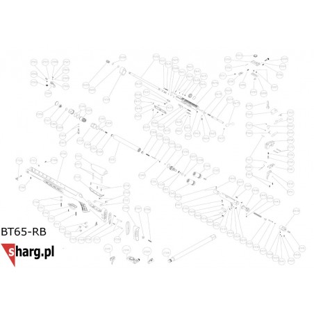 Mechanizm spustowy Hatsan Quattro Trigger Gold wiatrówka BT65 (2150-03)