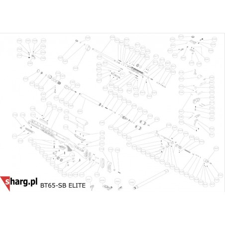 Mechanizm spustowy Hatsan Quattro Trigger Gold wiatrówka BT65 (2150-03)