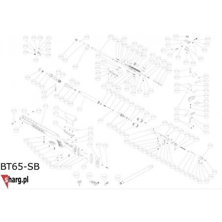 Mechanizm spustowy Hatsan Quattro Trigger Gold wiatrówka BT65 (2150-03)