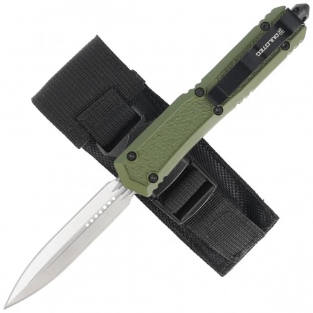 Nóż automatyczny Dulotec OTF OD Green Aluminium, Satin 3Cr13MoV (K188A-GR)