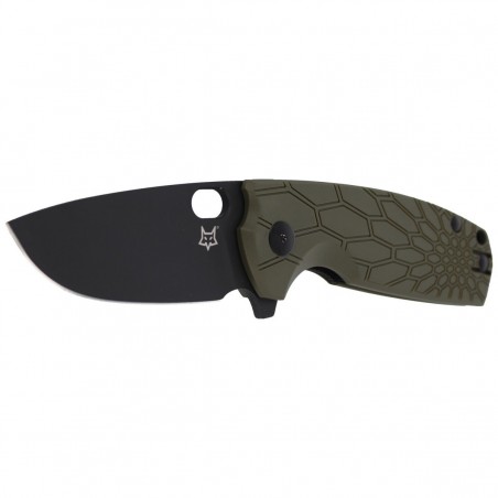 Nóż składany Fox Core OD Green FRN, Cerakote Black N690 by Jesper Voxnaes (FX-604 OD)