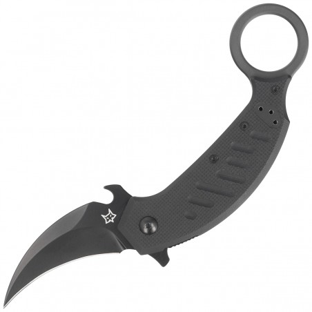 Nóż FOX PikAL / Karambit Black G10, Black Idroglider N690Co by Giuliano Ron (FX-826)