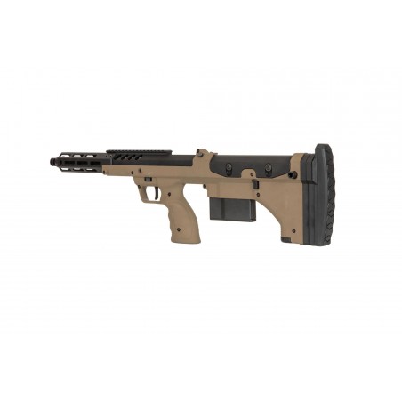 Replika karabinu snajperskiego Desert Tech SRS-A2/M2 Covert 16” (praworęczna) - FDE