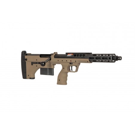 Replika karabinu snajperskiego Desert Tech SRS-A2/M2 Covert 16” (praworęczna) - FDE