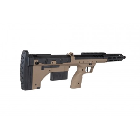 Replika karabinu snajperskiego Desert Tech SRS-A2/M2 Covert 16” (leworęczna)  FDE