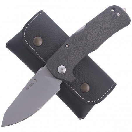 Nóż składany LionSteel TM1 Carbon Fiber, Satin Sleipner by Molletta (TM1 CS)