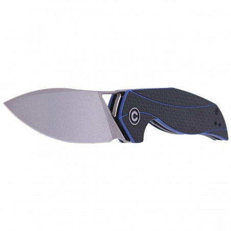 Nóż składany CIVIVI Anthropos Blue G10 / Carbon Fiber, Satin Finish by Elijah Isham (C903B)