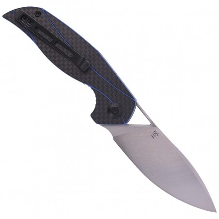 Nóż składany CIVIVI Anthropos Blue G10 / Carbon Fiber, Satin Finish by Elijah Isham (C903B)