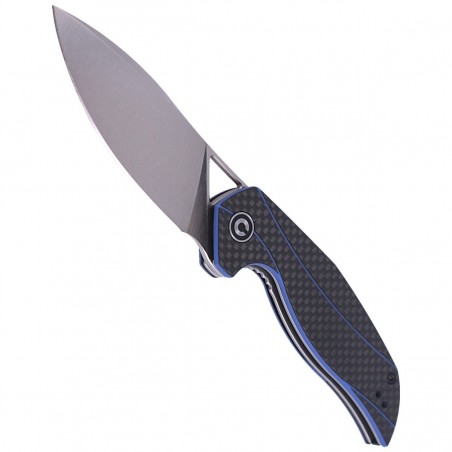 Nóż składany CIVIVI Anthropos Blue G10 / Carbon Fiber, Satin Finish by Elijah Isham (C903B)